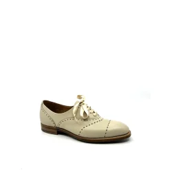 Snøresko^Crockett & Jones Cora Richelieu Beige
