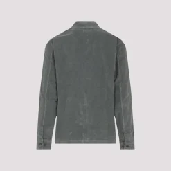 Skjorter^C.P. Company Corduroy Lens Button Overshirt Grå