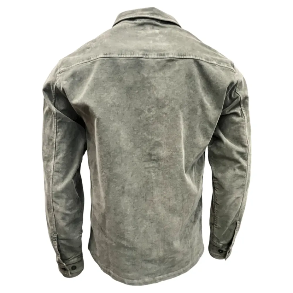 Jakker<C.P. Company Corduroy Overshirt i Gunmetal Beige