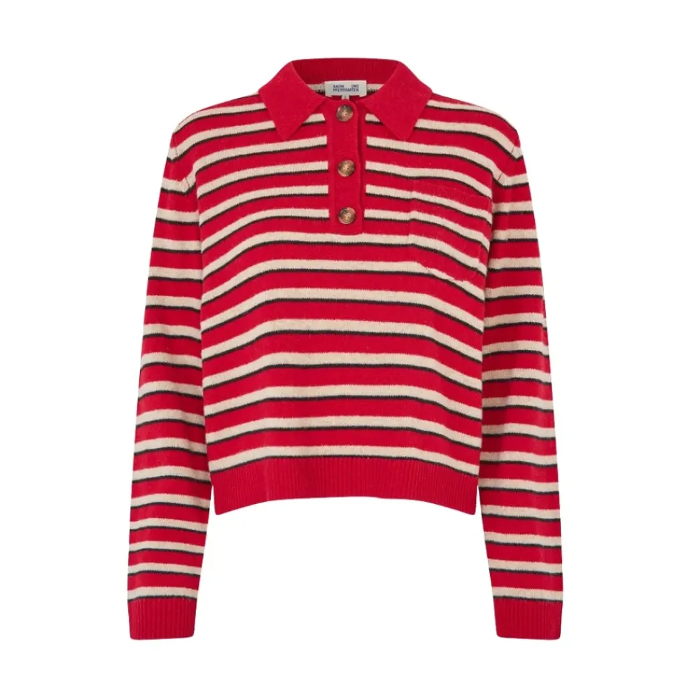 Striktrøjer & Sweatere^Baum und Pferdgarten Core Polo Sweater Multifarvet