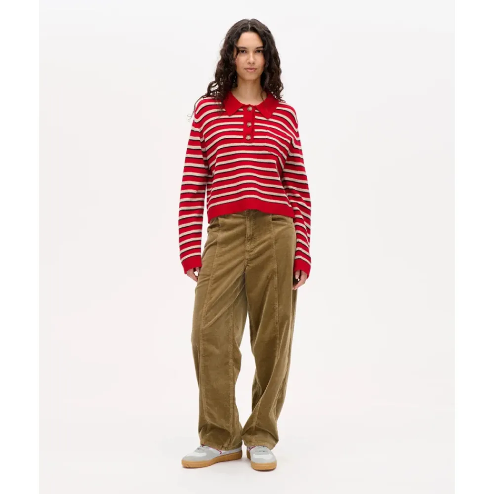 Striktrøjer & Sweatere^Baum und Pferdgarten Core Polo Sweater Multifarvet