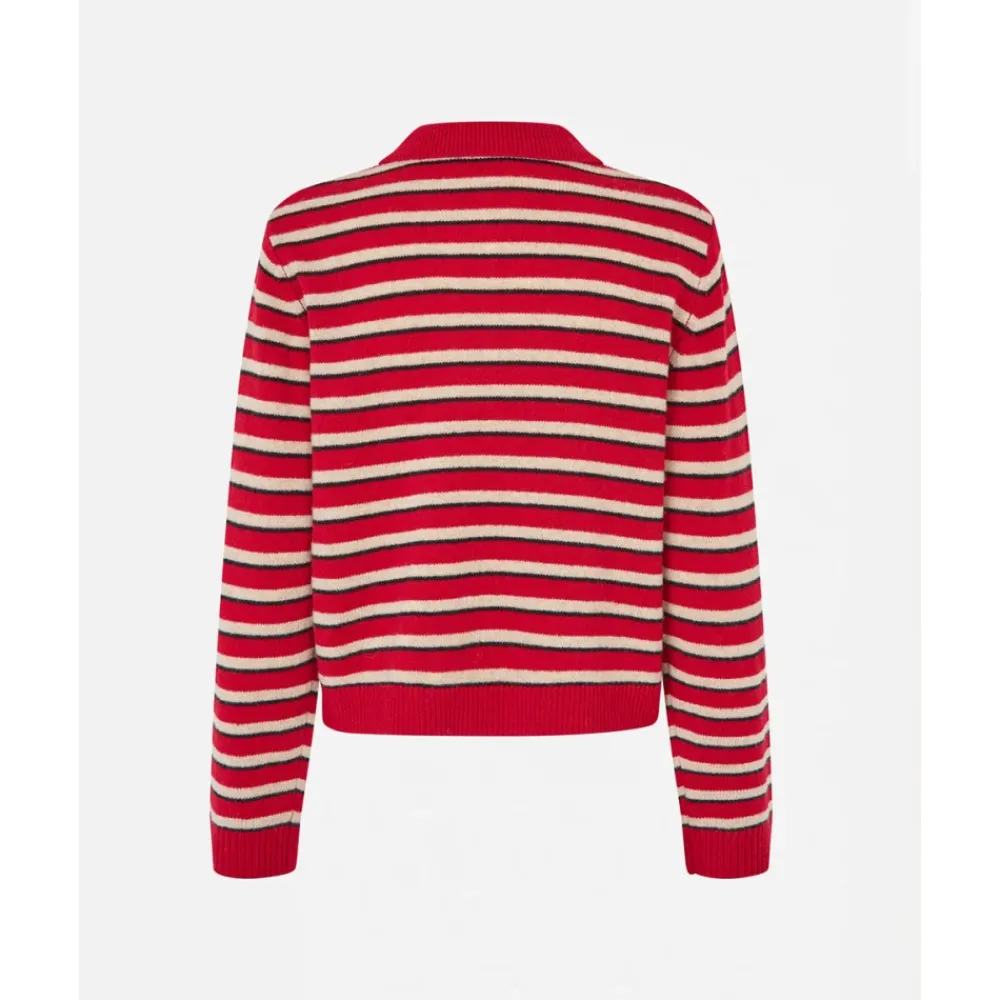 Striktrøjer & Sweatere^Baum und Pferdgarten Core Polo Sweater Multifarvet