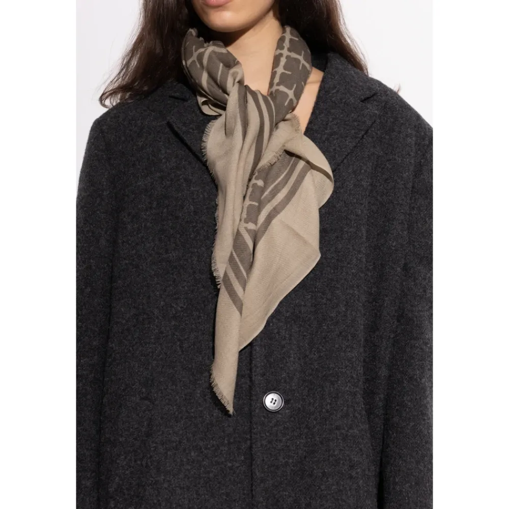 Tørklæder<By Malene Birger Cornelis Wool Scarf Grøn