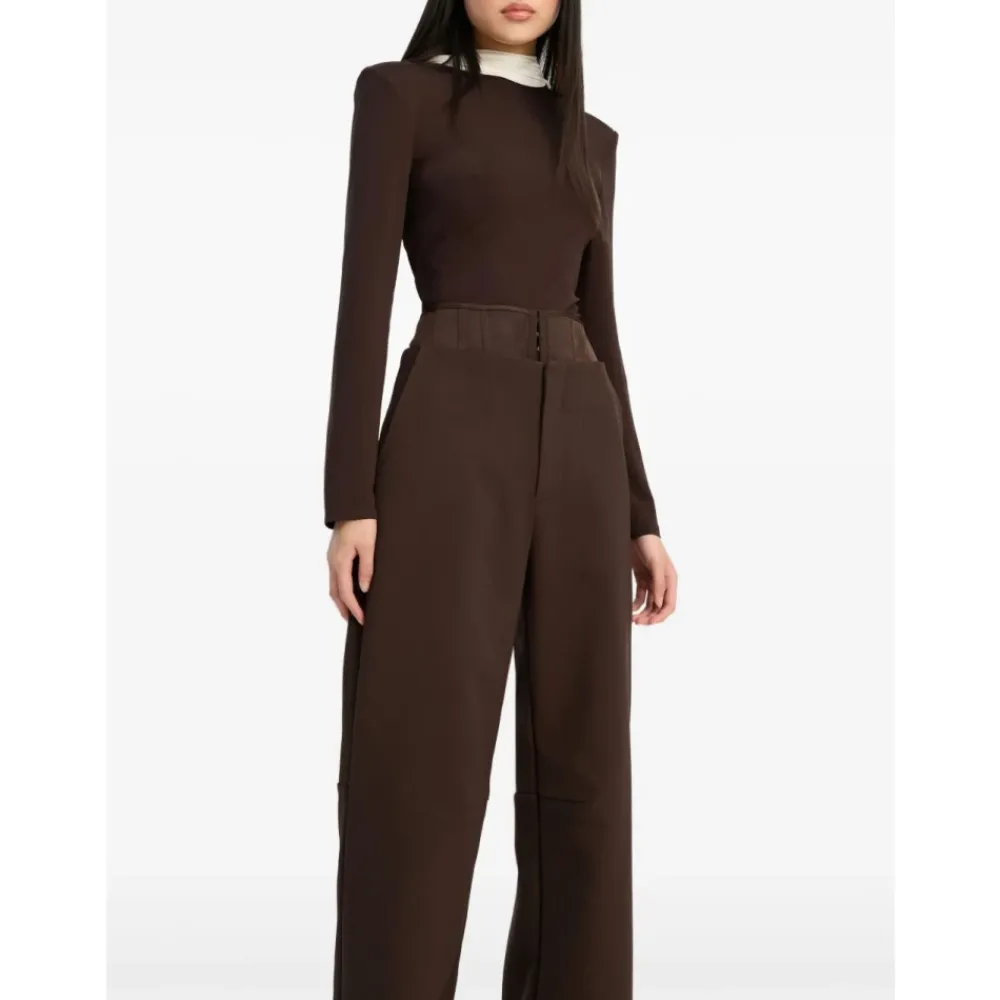 Bukser^ROTATE Birger Christensen Corset Suiting Pants Brun