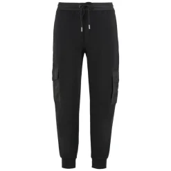 Bukser<Moncler Cotton Blend Sweatpants Sort