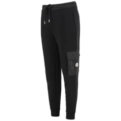 Bukser<Moncler Cotton Blend Sweatpants Sort