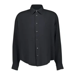 Skjorter^Ami Paris Cotton Boxy Shirt Grå
