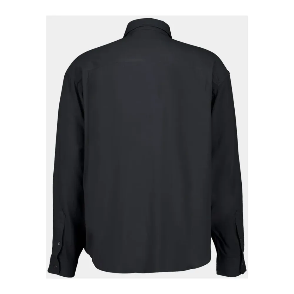 Skjorter^Ami Paris Cotton Boxy Shirt Grå
