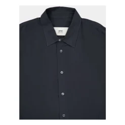 Skjorter^Ami Paris Cotton Boxy Shirt Grå