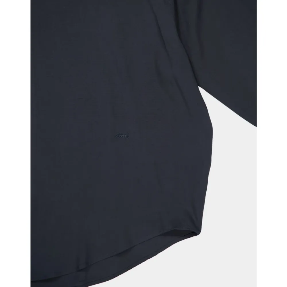 Skjorter^Ami Paris Cotton Boxy Shirt Grå