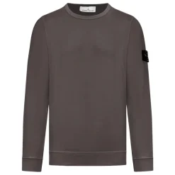 Trøjer|Sweatshirts<Stone Island Cotton Crew Neck Sweatshirt Grå