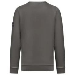 Trøjer|Sweatshirts<Stone Island Cotton Crew Neck Sweatshirt Grå