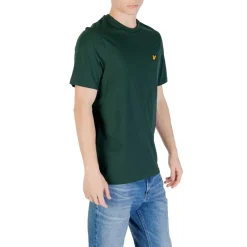 T-Shirts^Lyle & Scott Cotton Crew Neck T-Shirt Grøn