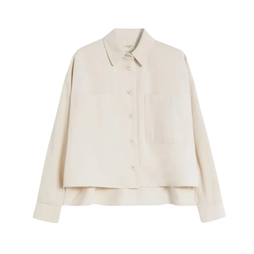Bluser & Skjorter^Weekend Max Mara Cotton Drill Shirt Beige