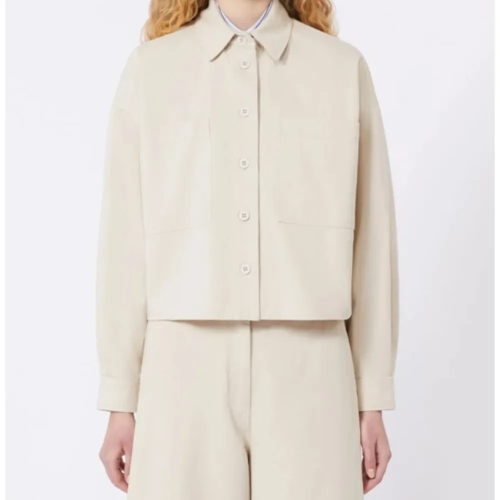 Bluser & Skjorter^Weekend Max Mara Cotton Drill Shirt Beige