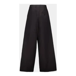 Bukser^Balenciaga Cotton Large-Fit Bukser Sort