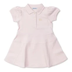 Kjoler & Nederdele<Burberry Cotton Polo Shirt Dress Pink