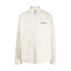 Skjorter^Balenciaga Cotton Poplin Oversized Skjorte Beige