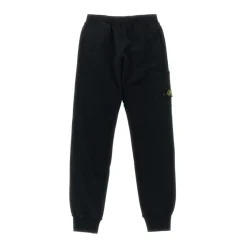 Underdele<Stone Island Cotton Sweatpants Sort