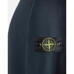 Trøjer|Sweatshirts<Stone Island Cotton Sweatshirt Blå