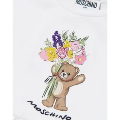 Kjoler & Nederdele^Moschino Cotton Teddy Bear Dress Hvid