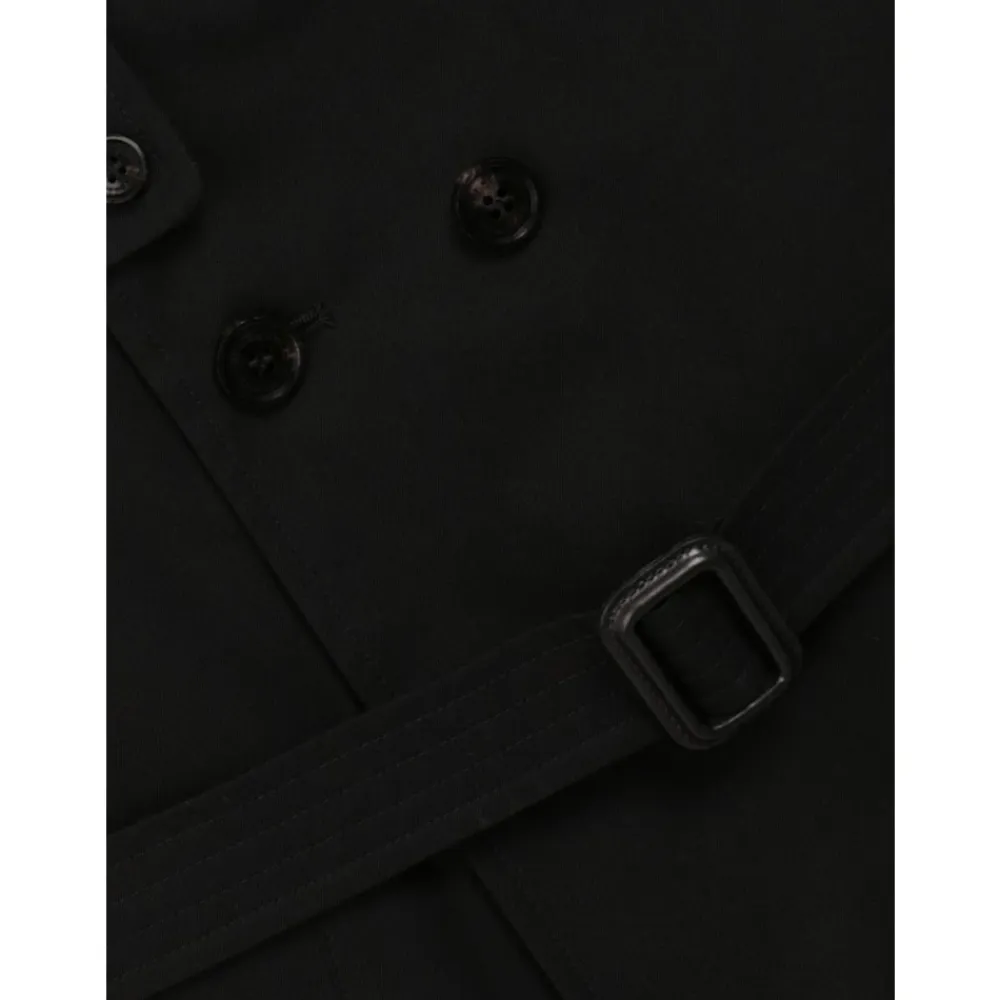 Jakker^Burberry Cotton Trench Coat Sort