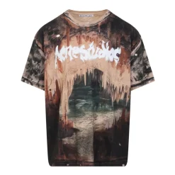 T-Shirts^Acne Studios Cotton T-shirt Multifarvet