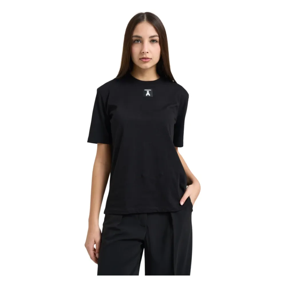 T-Shirts^Patrizia Pepe cotton t-shirt Sort