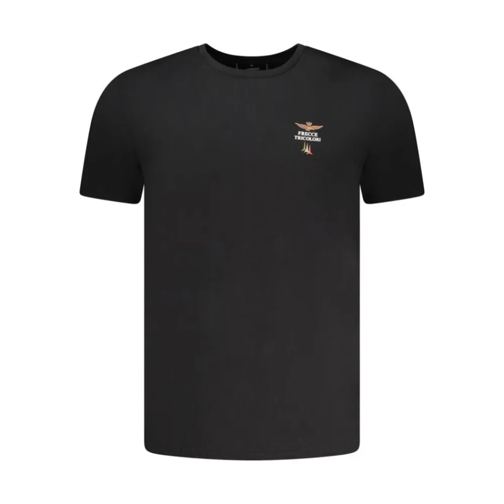 T-Shirts^Aeronautica Militare Cotton Underwear Crew Neck Tee Sort