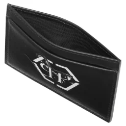 Punge & Kortholder^Philipp Plein Credit Card Holder Hexagon Sort