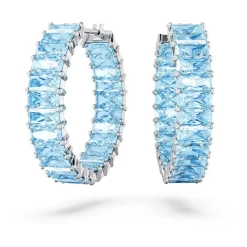 Smykker<Swarovski Creole Hoop Earrings Blå