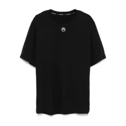 T-Shirts^Marine Serre Crescent Moon Broderi T-shirt Sort
