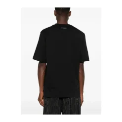 T-Shirts^Marine Serre Crescent Moon Broderi T-shirt Sort