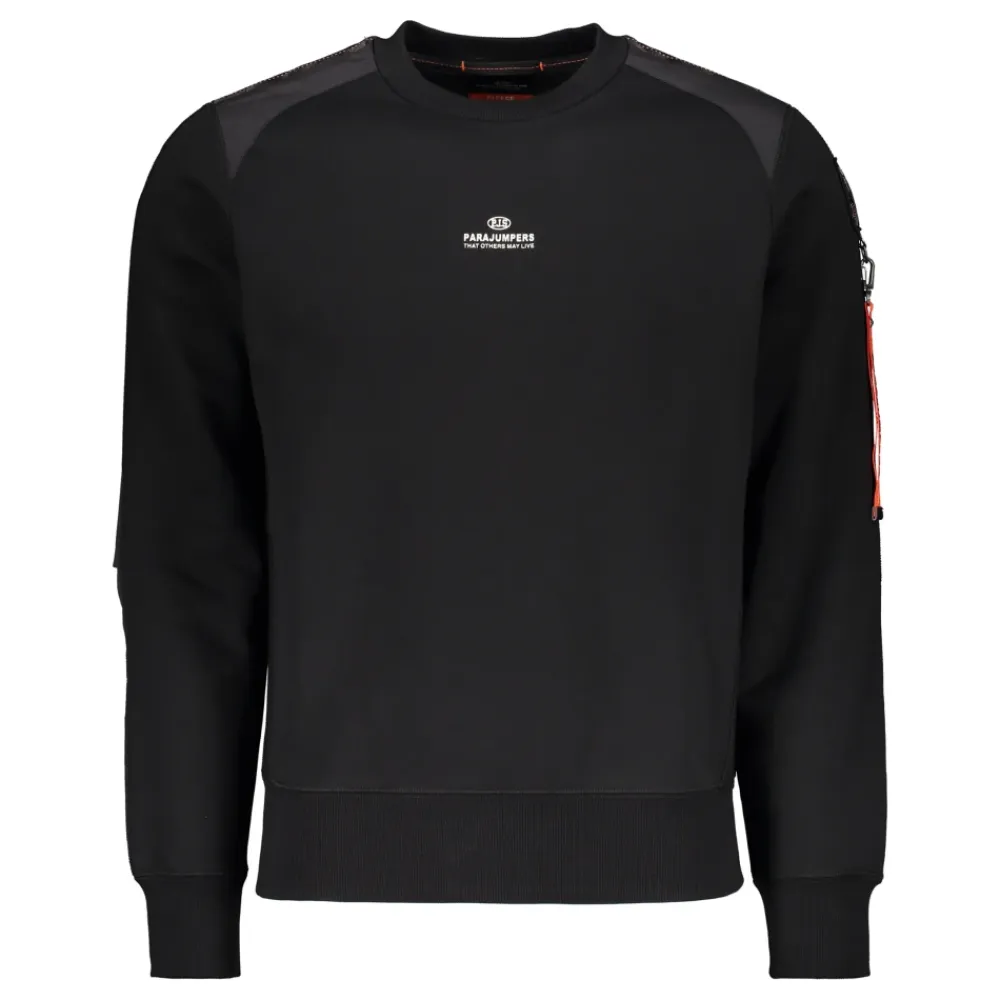 Trøjer|Sweatshirts^Parajumpers Crew Crewneck Sweat Sort