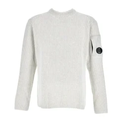 Sweatshirts<C.P. Company Crew Neck M12 Hvid