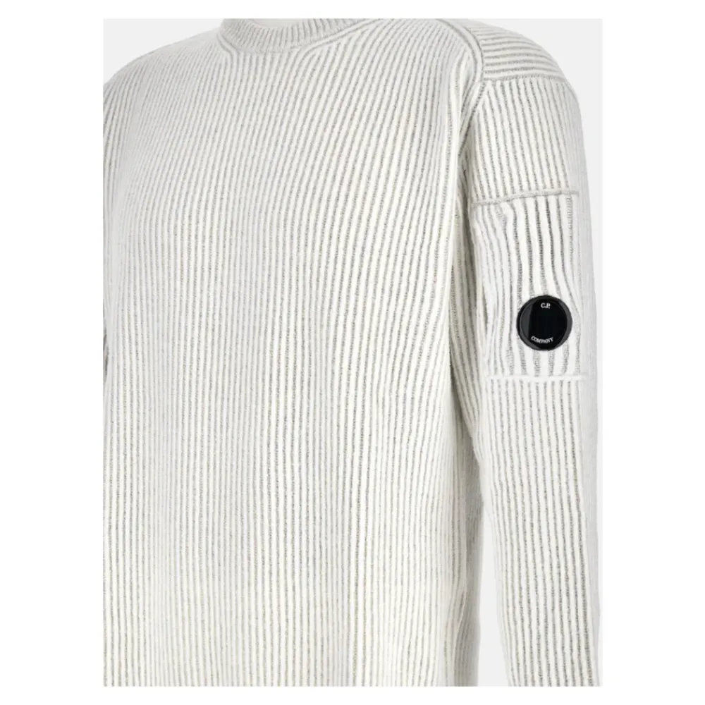 Sweatshirts<C.P. Company Crew Neck M12 Hvid