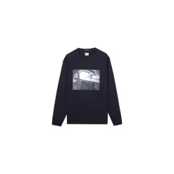 Sweatshirts<C.P. Company Crew Neck Stretch Fleece Sweatshirt Blå
