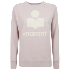 Sweatshirts<Marant étoile Crew Neck Sweatshirt Pink