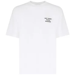 T-Shirts^Drole de Monsieur Crew Neck T-Shirt Hvid