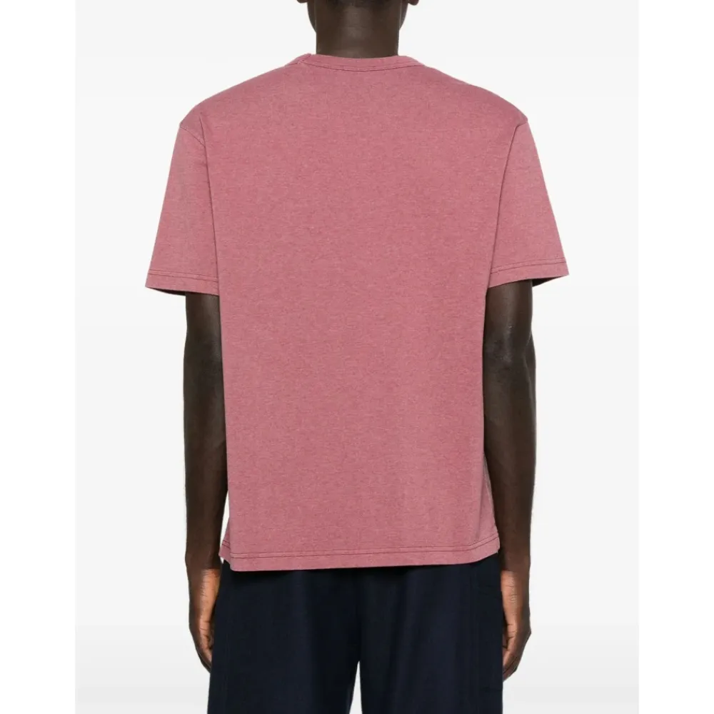 T-Shirts^A.P.C. Crew neck T-shirt med trykt logo Rød