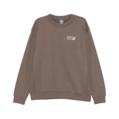 Trøjer|Sweatshirts^New Balance Crew Sweatshirt Brun
