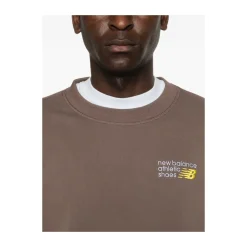 Trøjer|Sweatshirts^New Balance Crew Sweatshirt Brun