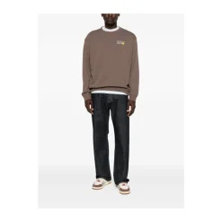 Trøjer|Sweatshirts^New Balance Crew Sweatshirt Brun
