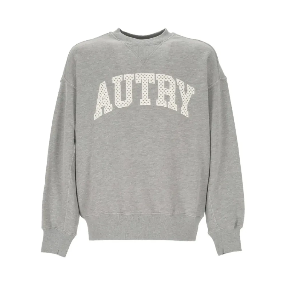 Sweatshirts|Striktrøjer & Sweatere<Autry Crewneck Sweatshirt Grå