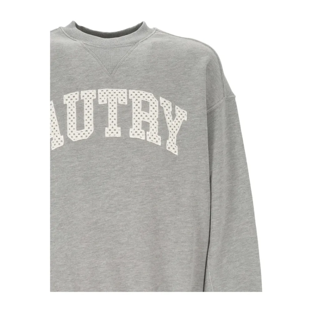 Sweatshirts|Striktrøjer & Sweatere<Autry Crewneck Sweatshirt Grå