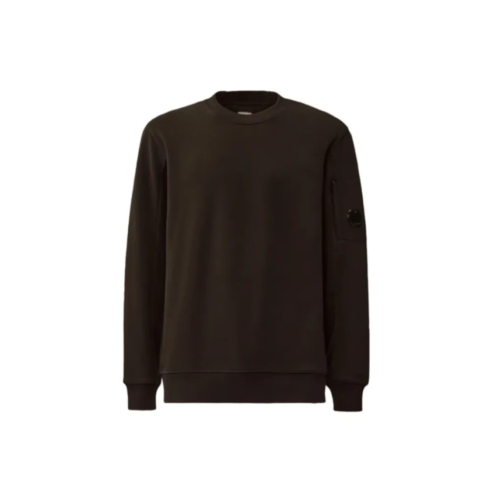 Trøjer|Sweatshirts^C.P. Company Crewneck Sweatshirt Sort