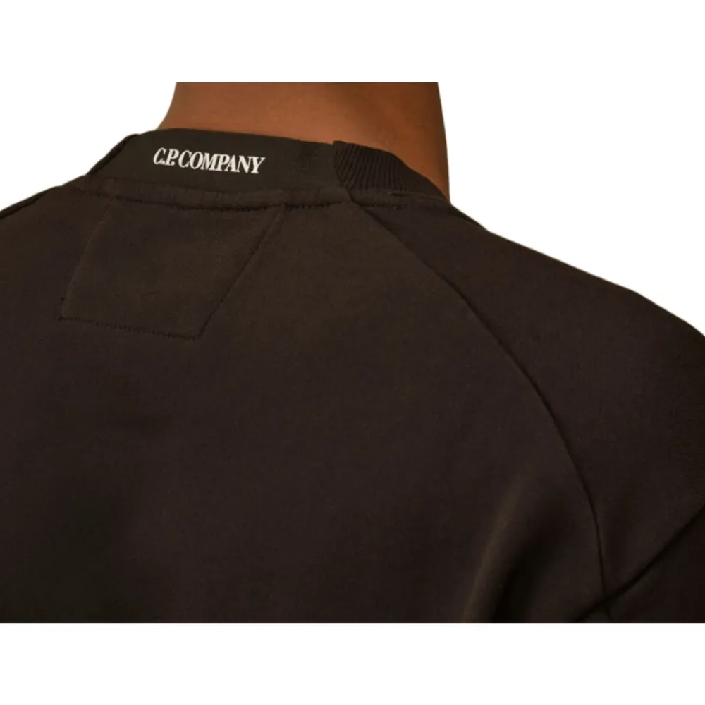 Trøjer|Sweatshirts^C.P. Company Crewneck Sweatshirt Sort