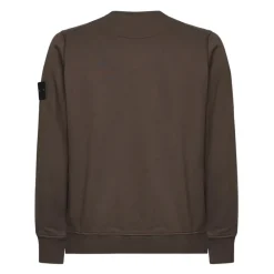 Trøjer|Sweatshirts<Stone Island Crewneck Sweatshirt Brun