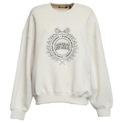 Sweatshirts^ROTATE Birger Christensen Crewneck Sweatshirt Hvid