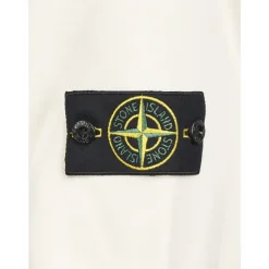 Trøjer|Sweatshirts^Stone Island Crewneck Sweatshirt Hvid